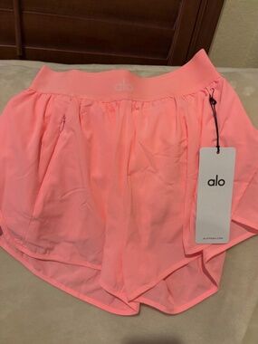 Alo Match Point Short Neon Bubblegum XS NWT